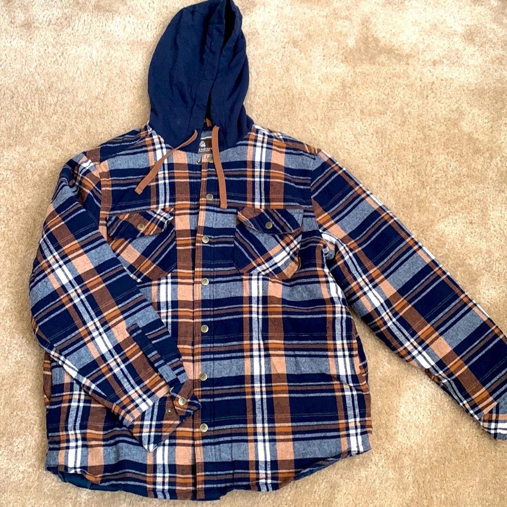 Quilted flannel jacket
